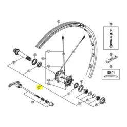 Shimano XT M80000/785 9mm Full Axle
