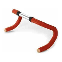 Red Leather Brooks England Handlebar Tape