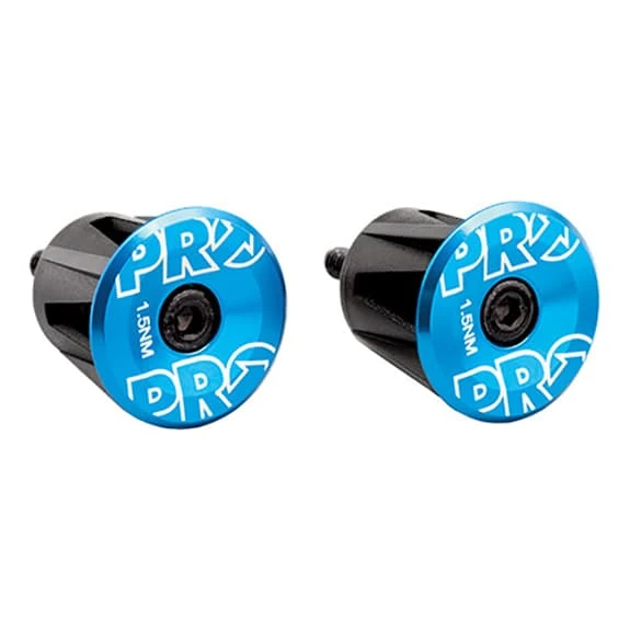 PRO Aluminium Handlebar End Plug Blue 3 PRO Aluminium Handlebar End Plug Blue
