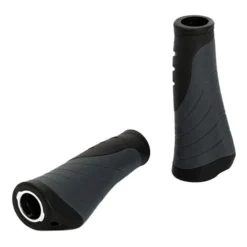 XLC Ergonomic GR-S04 135/92 Mm Grips Black Grey