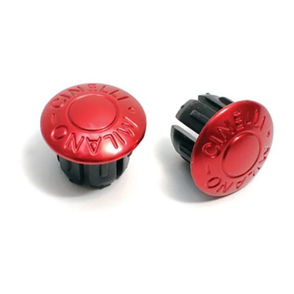 Cinelli Plugs Handlebar Plugs Red 3 Cinelli Plugs Handlebar Plugs Red