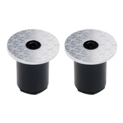 Deda Loop Handlebar Caps Silver