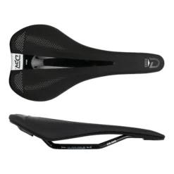 DPV Atlantis Road Racing Saddle Black White