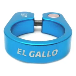 El Gallo Components 28.6mm Seat Post Clamp Blue