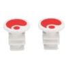 Ergon GA2, GA2 Fat, GA3 Endplugs White Red