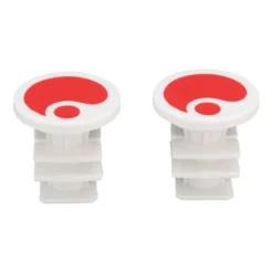 Ergon GA2, GA2 Fat, GA3 Endplugs White Red