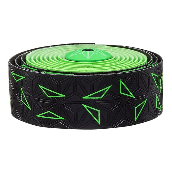 Supacaz Super Sticky Kush Star Fade Neon Green Handlebar Tape 3 Supacaz Super Sticky Kush Star Fade Neon Green Handlebar Tape