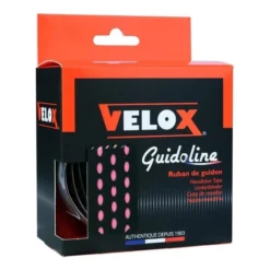 Velox Bi-Color Handlebar Tape Black Pink