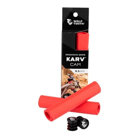 Wolf-tooth Wolf Tooth Karv Cam Grips 6.5 Mm Red 3 Wolf-tooth Wolf Tooth Karv Cam Grips 6.5 Mm Red
