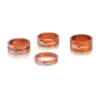 Set Of Spacers XLC A-Head AS-A02 1" 1/8 Orange 2 Set Of Spacers XLC A-Head AS-A02 1" 1/8 Orange -The Gear Rush Sales Shop xc 2500531516